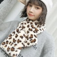 thumbnail image 5 of EQWLJWE Leopard Plush Women Winter Warm Scarf Fashion Thicken Grass Scarves Scarf Holiday Clearance, 5 of 5