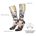 thumbnail image 4 of Masiiu Bluey Print Adult Crew socks, Comfortable Novelty Colorful Patterned, Breathable, Stylish Colorblock for Men Women, 4 of 6