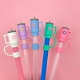 thumbnail image 4 of 5pcs Stanley dust cap Stanley Cup three-dimensional bottle series straw cap dustproof straw plug, 4 of 4