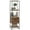 Brown, variant on GVN Storage Shelves, Bookshelf Stand,5-Tier Narrow Bookcase with 4 Open Shelves and Storage Drawer-White
