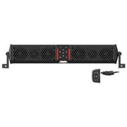 Wet Sounds STEALTH XT 6-B - All-In-One IP67 Weatherproof 300-Watt Amplified Bluetooth 6-Speaker Soundbar With Remote - Black