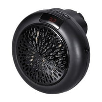 JIhuahe Desk Wall-Mounted Dual-Purpose Portable Fast Heating Heater, 110V US Version with Remote, Space Saving Electric Heater for Quick Room Warming,Black