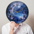 thumbnail image 6 of Yayeee Wall Clock Battery Operated 11.9" Silent Quartz Non-Ticking for Living Room Decor, Crystal Ball, 6 of 8