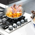 thumbnail image 2 of Baohd Steel Saute Pan Double Handle Utensils Portable Thickened for Household BBQ 28cm, 2 of 9