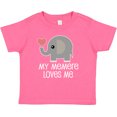 thumbnail image 3 of Inktastic Memere Grandma Loves Me Boys or Girls Baby T-Shirt, 3 of 5