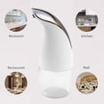thumbnail image 5 of Dispensador sin contacto Bomba inteligente de inducción automática para baño, cocina, inodoro, estilo fluido, color blanco sidaley HA002751-03B, 5 of 5