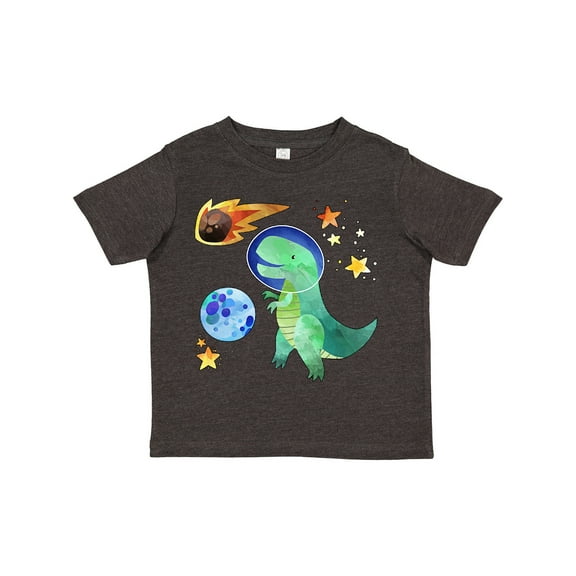 Inktastic Tyrannosaurus Rex Vs. Meteor Fun Space Dinosaur Boys or Girls Toddler T-Shirt