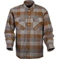 thumbnail image 2 of Scorpion Covert Moto Mens Long Sleeve Button Flannel Shirt Tan/Brown LG, 2 of 2