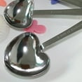 thumbnail image 4 of Ludlz Love Beyond Measure Heart Measuring Spoons, Silver Measuring Spoons, Wedding Favor,4Pcs/Set Heart Shaped Stainless Steel Measuring Spoons Wedding Shower Favors, 4 of 6