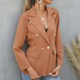 thumbnail image 6 of Meichang Blazers for Women Business Casual Long Sleeve Suit Elegant Lapel Button Work Office Cardigan Formal Solid Jacket, 6 of 6