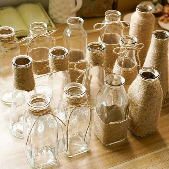 Homoyoyo 1 Roll Jute Braided Rope for present Boxes and Windows Festive Atmosphere Light Brown 5000.00X0.03X0.03in