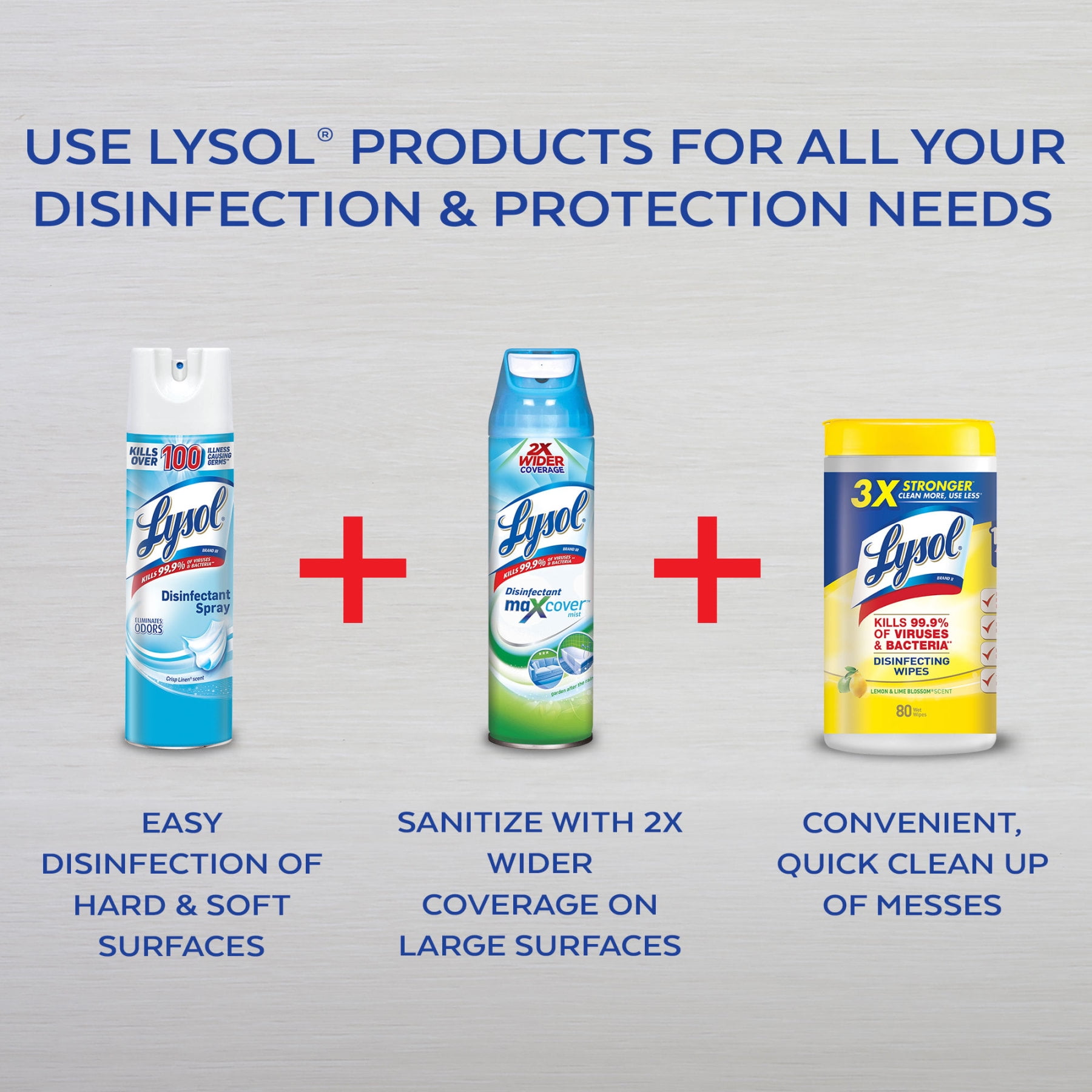Lysol Disinfecting Wipes, 2 Lemon Lime & 1 Mango Hibiscus, 105ct(3X35ct), Brand New Day, Tested & Proven to Kill COVID-19 Virus