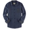 thumbnail image 1 of Ecko Unltd. Camisa tejida con botones Ls para hombre, azul, extragrande, 1 of 1