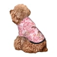 thumbnail image 5 of Honeii Rose Flowers Print Small Dog Hoodies Pet Hooded Sweatshirts Fall Winter Puppy Cat Sweaters Warm Clothes for Small Dogs Outfits Costume-XX-Large, 5 of 7