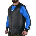 thumbnail image 4 of Defy Leather Motorbike Vest, Biker Style Vest - Jacket with Inner Pockets, Black, 6XL, 4 of 5