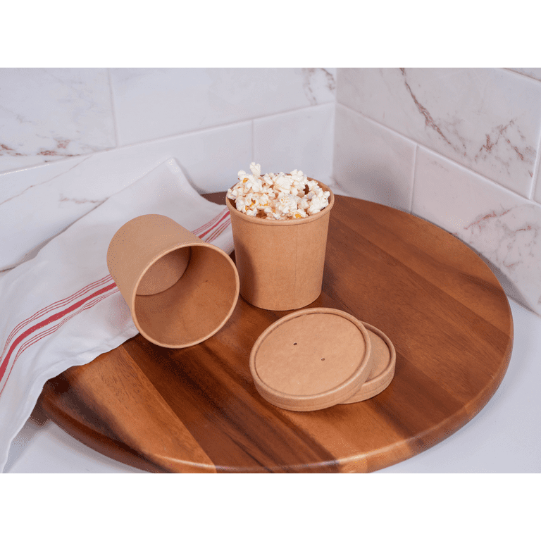12oz Soup Containers with Lids - Disposable Soup Bowls with Lids, Ice-cream Cups 500 Sets
