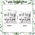 thumbnail image 2 of Throw Pillow Cover Case Give It to God and Go to Sleep Pillow Covers 18x18 Inch Set of 2,Soft Decorative Throw Pillow Case for Living Room Bedroom Sofa Couch Cushion Covers, 2 of 6