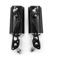 thumbnail image 1 of 2-Pack Aluminum Mountain Bike Handlebar Mirrors with Chrome-Plated Substrate - Universal Fit for Bicycle Modification, Safety Rearview Mirrors Available in Black/Red/Blue/Silver (125mm x 45mm, 22.2mm, 1 of 6