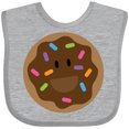 thumbnail image 3 of Inktastic Chocolate Doughnut Boys or Girls Baby Bib, 3 of 4