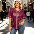 thumbnail image 6 of 2026 New Mexico Soccer Jersey Women, Mexican Jersey Soccer Henley Button Placket, Jersey De Mexico Crew Neck Short Sleeve Football Shirt, Athletic Training Uniform for Adult, 6 of 7