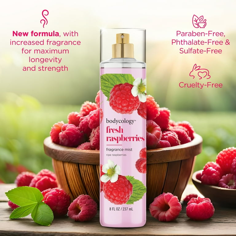 Bodycology Fresh Raspberries Fragrance Mist Spray By Bodycology - 8 oz Bodycology Fresh Raspberries Fragrance Mist Spray By Bodycology - 8 oz