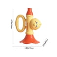thumbnail image 2 of RKSTN Musical Blowing Trumpet Chicken Shaped Infant Trumpet Musical Blowing Toy Safe Abs Plastic For Early Sensory Development Helps With Breath Training And Oral Muscle Development, 2 of 5