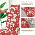 thumbnail image 4 of BZSMCE Chairs Slipcovers Dining Chair Covers Classical White Christmas Snowflake Patterned Creative Pattern, 4 of 7