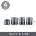 thumbnail image 2 of Adjustable Threaded Bed Frame Anti-shake Tools,Metal Headboard Stoppers Against Wall,Noise Reduction Moisture-proof Heightening Pads For Furniture Bed -Grey-4pcs 23-42mm, 2 of 7