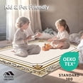 thumbnail image 4 of ODIKA 8'x10' Machine Washable Non-Slip Area Rug, Art Fan Featuring Elegant Arches and Gilded Accents High Traffic Rug with Pad, Beige, 544543, 4 of 8