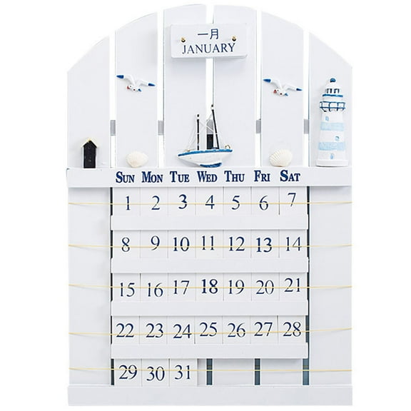 ULTNICE 1Pack Perpetual Calendar Wall for Study Use and Home Decor