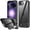 Black/Clear, variant on AICase For iPhone 17e Case Clear Back Military Grade Drop Protection Invisible Stand Shockproof Slim Case