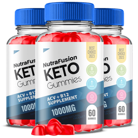 (3 Pack) Nutra Fusion Keto ACV Gummies - Apple Cider Vinegar Supplement for Weight Loss - Energy & Focus Boosting Dietary Supplements for Weight Management & Metabolism - Fat Burn - 180 Gummies