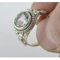 thumbnail image 2 of Navya Craft White Topaz 925 Solid Sterling Silver Handmade Women Statement Ring Size 11.0, 2 of 4