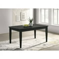 thumbnail image 3 of Coaster Appleton Transitional Rectangular Wood Dining Table Black Washed, 3 of 10
