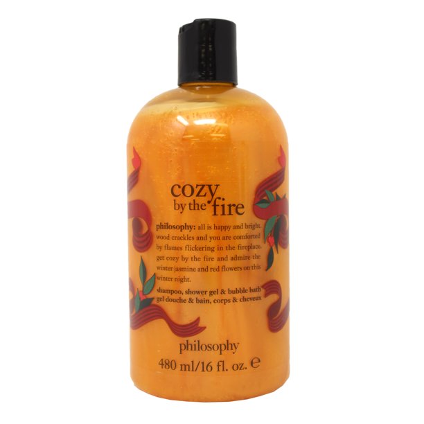 Philosophy Cozy By The Fire Shampoo, Shower Gel & Bubble Bath 16 Ounces