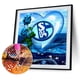 thumbnail image 1 of Cuadros Decorativos Diamante pintura 5D DIY equipo emblema completo redondo taladro Rhinestone imagen Tmvgtek embutido en tela, 1 of 6