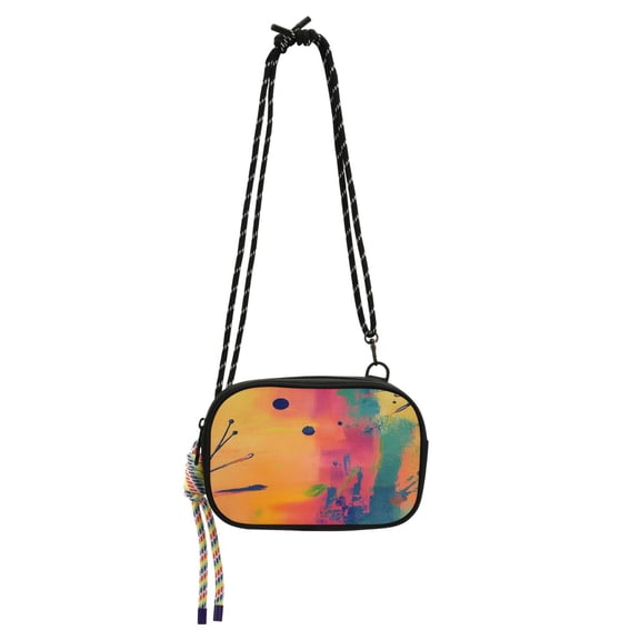 Stylish Crossbody Phone Bag Purse Handbags Adjustable Strap, Compact Design for Essentials Abstract Painting with Bold Brushstrokes