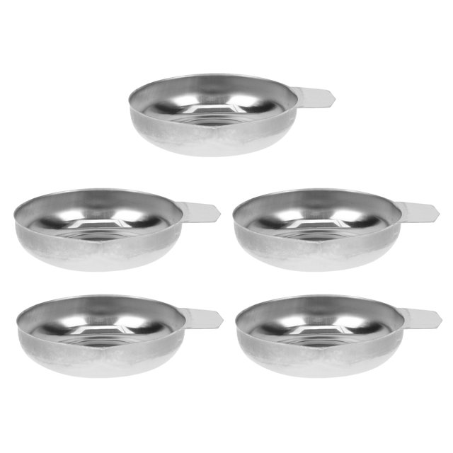 Moluckfu 5Ud Recipientes Para Báscula De En Acero Inoxidable Resistente Y