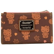 Loungefly Hello Kitty Pumpkin Spice All Over Print Flap Wallet