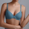 thumbnail image 6 of SwiftWear Women’s Underwire Lace Push Up Bra Everyday Elegance with Seamless Cups Comfortable Support Molded T-Shirt Bra, 6 of 8
