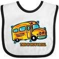 thumbnail image 3 of Inktastic How I Roll School Bus Boys or Girls Baby Bib, 3 of 4