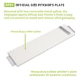 thumbnail image 2 of Champion Sports 030574 Official Size End Spike Pitcher Plate, 2 of 5