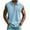 Light Blue, variant on Men's Button Shirts Summer Casual Sleeveless Shirts Lightweight Wrinkle Free Henley ShirtsBig and Tall Vintage ShirtsBeach Vacation Resort Wear