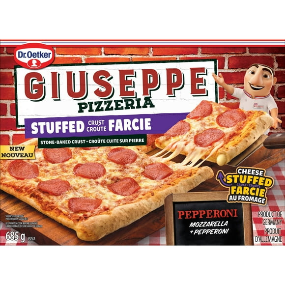 Dr. Oetker Giuseppe pizza Croûte Farcie Pepperoni Pizza Croûte far Giu Pepp