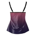 thumbnail image 5 of TTUHYWXI Womens 2025 Tankini Swimsuits Tummy Control Flowy Swimwear Bathing Suits Swim Tank Top Only (Light Purple, S), 5 of 5