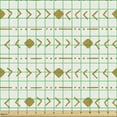 thumbnail image 2 of Ambesonne Geometric Fabric by the Yard Upholstery, Tribal Style Shapes Art, 10 Yards, Ivory and Pale Coffee, 2 of 5