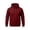 Wine, variant on fatyb Hoodies for Mens Drawstring Basic Pullover Casual Long Sleeve Soft Hooded Sweatshirt with Pocket