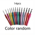 thumbnail image 3 of 9/14pcs Crochet Hooks Set, Ergonomic Grip Colorful Soft Handles And Aluminum Crochet Hooks For Arthritis And Beginners, 3 of 7