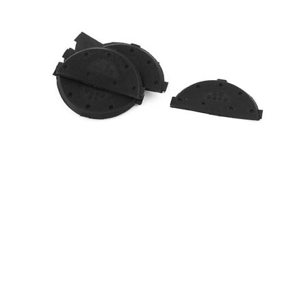Antislip Rubber Shoes Boots Sole Heel Guard Plate Taps Repair Pads Black 8pcs