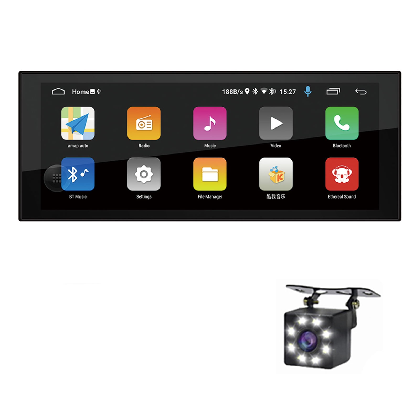 IMSHIE Wireless Car Radio for Android 1 DIN mp5 1 Single DIN Car Radio